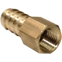 Lasco 1/4 In. FPT x 1/2 In. Brass Hose Barb Adapter 17-7617