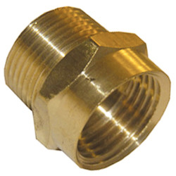 Lasco 3/4 In. FHT x 3/4 In. MPT x 1/2 In. FPT Brass Adapter 15-1709