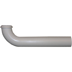 Lasco 1-1/4 In. OD x 7 In. White Plastic Wall Tube 03-4217