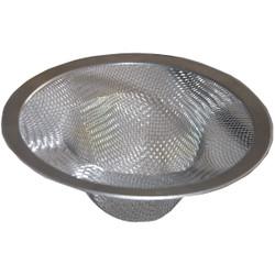 Lasco 4.4 In. Stainless Steel Mesh Kitchen Sink Strainer Cup 03-1380