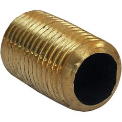 Lasco 1/4 In. x Close Brass Nipple 17-9351