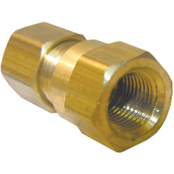 Lasco 1/4 In. C x 1/8 In. FPT Brass Compression Adapter 17-6611