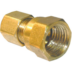Lasco 1/4 In. C x 1/4 In. FPT Brass Compression Adapter 17-6613