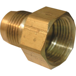 Lasco 5/8 In. M x 1/2 In. FPT Brass Flare Adapter 17-4655