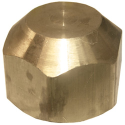 Lasco 1/2 In. Brass Flare Cap 17-4049