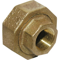 Lasco 1/4 In. FPT x 1/4 In. FPT Red Brass Threaded Union 17-9205