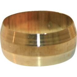 Lasco 3/8 In. Brass Compression Sleeve (2-Pack) 17-6031