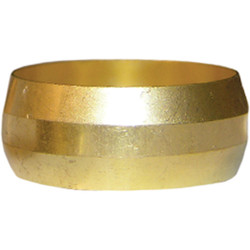 Lasco 7/8 In. Brass Compression Sleeve (2-Pack) 17-6073