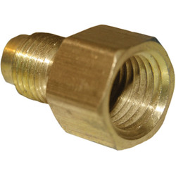 Lasco 1/4 In. M X 3/8 In. FPT Brass Flare Adapter 17-4613