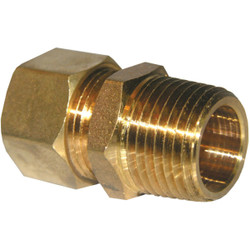 Lasco 5/8 In. C x 1/2 In. MPT Brass Compression Adapter 17-6859