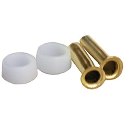 Lasco 1/4 In. OD Hard Plastic & Brass Compression Insert 17-0911