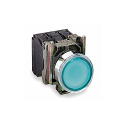 Schneider Electric IllumPushButton,FullVolt,Green,1NO/1NC XB4BW3365