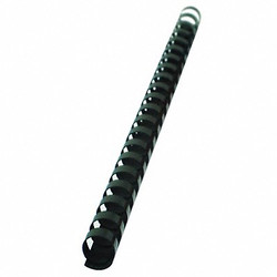 Sircle Binding Spines,Comb,3/8in,Black,PK100 378317