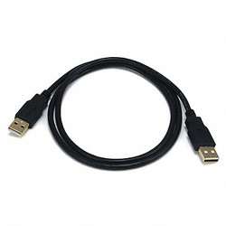 Monoprice USB 2.0 Cable,3 ft.L,Black 5442