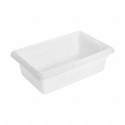 Rubbermaid Commercial Food/Tote Box,18 in L,White FG350900WHT