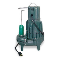 Zoeller 1/2 HP,Sewage Ejector Pump,115VAC M292