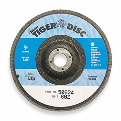 Weiler Fiber Disc,4 in Dia,5/8in Arbor,36 Grit 96165