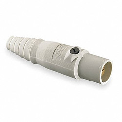 Hubbell Connector,White,300 A,Male HBL300MW