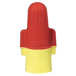 3m Twist On Wire Connector,600 V,PK100 R/Y+BOX