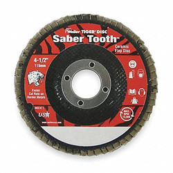 Weiler Arbor  Flap Disc,4-1/2,36,Extra Coarse 98107