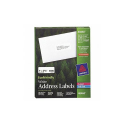 Avery Laser/Inkjet Label,1" H,2-5/8" W,PK100  AVE48460