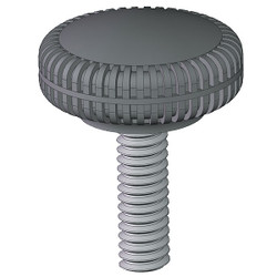 Innovative Components Hand Knob,Blind Hole,#8-32 GN820500K3--N21
