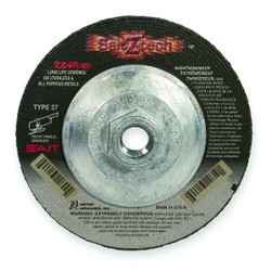 United Abrasives/Sait DepressedGrindWhl,5/8"-11CN,ThreadHle 22616