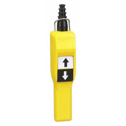 Square D Pendant Push Button Station,2NO,Yellow XACA201