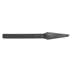 Mayhew Chisel,1/4in. Tip,5-3/4in. L,Half Round 10502MAY