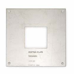 Tempco Adapter Plate,Adapts 1/4 Cutout to 1/16 TEC99901