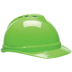 Msa Safety Hard Hat,Type 1, Class C,Hi-Vis Green 10035212