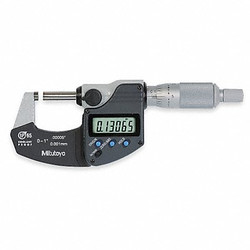 Mitutoyo Digital Micrometer,0-1 In,Ratchet 293-340-30