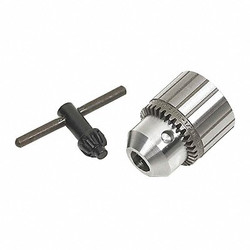 Jacobs Drill Chuck,Keyed,Steel,1/2 In,1/2-20 31052D