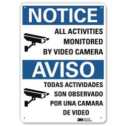 Lyle Notice Sign,10 in x 7 in,Aluminum U1-1006-RA_7X10