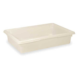 Rubbermaid Commercial Food/Tote Box,26 in L,White FG350800WHT