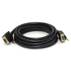 Monoprice CPU Cord,SVGA/3.5mm Stereo M to M,15ft 3339