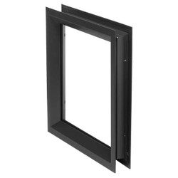 National Guard Window Frame Kit,H. 7 In,W. 22 In  L-FRA100DKB-7x22