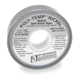 Anti-Seize Technology Anti-Seize Tape,3/4" W,Gray 36351