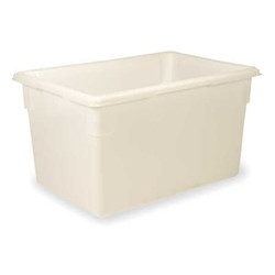 Rubbermaid Commercial Food/Tote Box,26 in L,White FG350100WHT