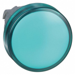 Schneider Electric Pilot Light Head, Green, LED, 22 mm ZB4BV033