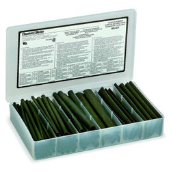 Shrink-Kon Heat Shrink Tubing Kit,Black,74 Pc HSKIT
