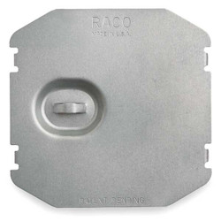 Raco Electrical Box Cover,Square,Flat 702F