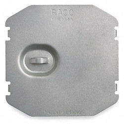 Raco Electrical Box Cover,Square,Flat 702F