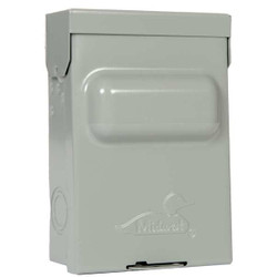 Midwest Air Cond Disconnct Swtch,Metallic,Galv U065NA1