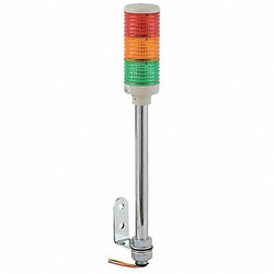 Schneider Electric Tower Light,60mm,Steady,0.08A,Red,Org,Gr  XVC6B3
