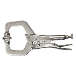 Irwin Locking C-Clamp,6",2-1/8Cap,1-1/2"Throat 6SP