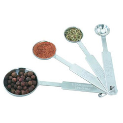 Vollrath Measuring Spoon Set of 4,Gray,SS 47118