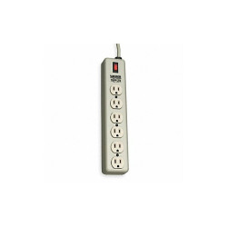 Tripp Lite Outlet Strip,6 Outlet,15A,12-1/2" L,Beg 6SPDX
