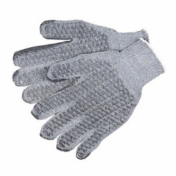 Mcr Safety Knit Gloves,10",L,Gray,PK12 9676LM