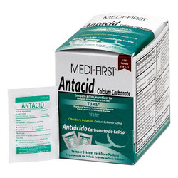 Medi-First Antacids/Indigestion,Mint,PK100 80233